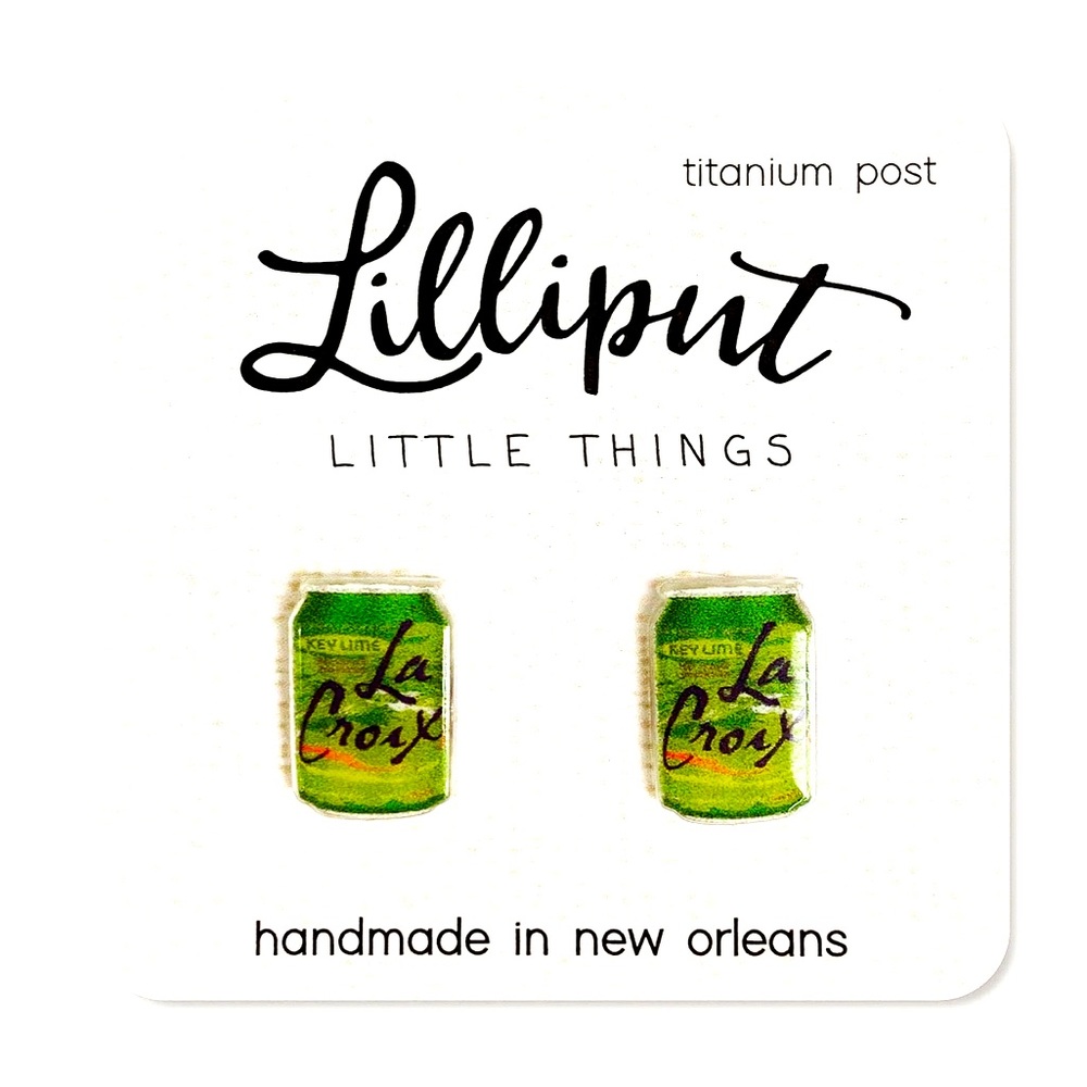 La Croix Lime Earrings